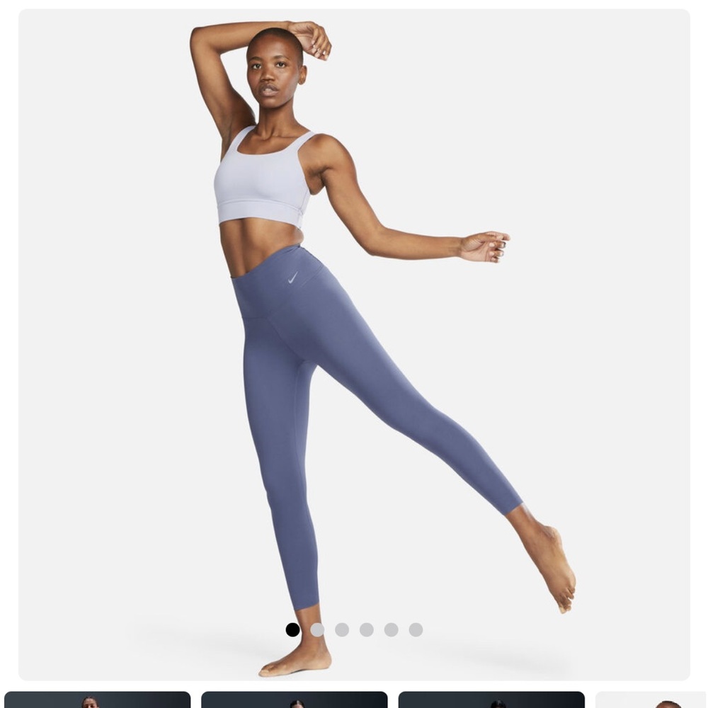 Nike Women's Slate Blue Zenvy Leggings